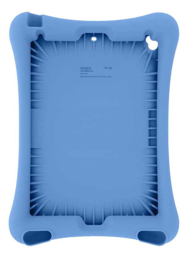 Silicone case, for all 10.2"-10.5" iPads, stand, blue