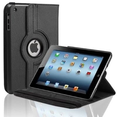 iPad Mini 4 / iPad Mini (2019) - 360 grader Flip Case Cover med standard svart