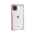 Miniatyrbillede 2 af 2: iPhone 11 / iPhone XR bumper cover TPU + akryl - gennemsigtig pink