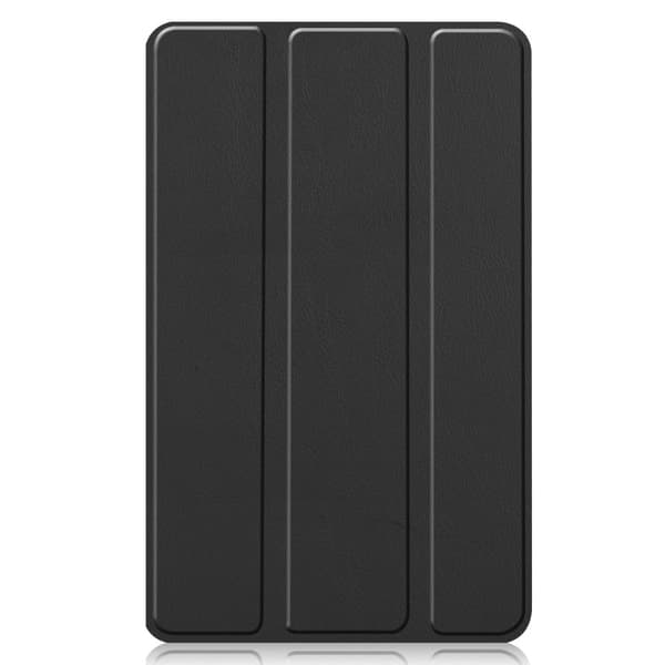 Litchi Skin Tri-fold Fodral för Lenovo Tab M7 - Svart