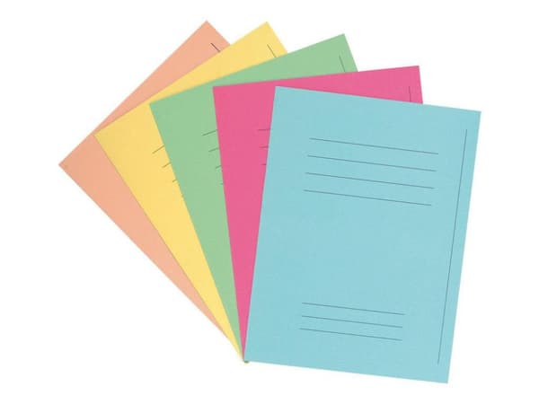 Mapp EXACOMPTA kartong 240g A4 sort 50st
