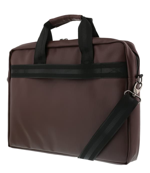 Notebook bag, for 15.6" laptops, 6 pockets, brown