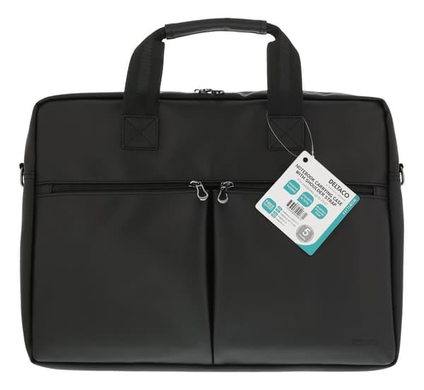 Notebook bag, for 15.6" laptops, 6 pockets, black
