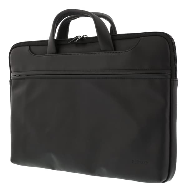 Notebook bag up to 15.6", PU leather, black