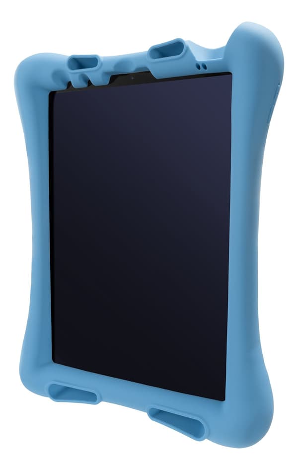 Silicone case, iPad Air 10.9"/Pro 11" 2020/2021, stand, blue