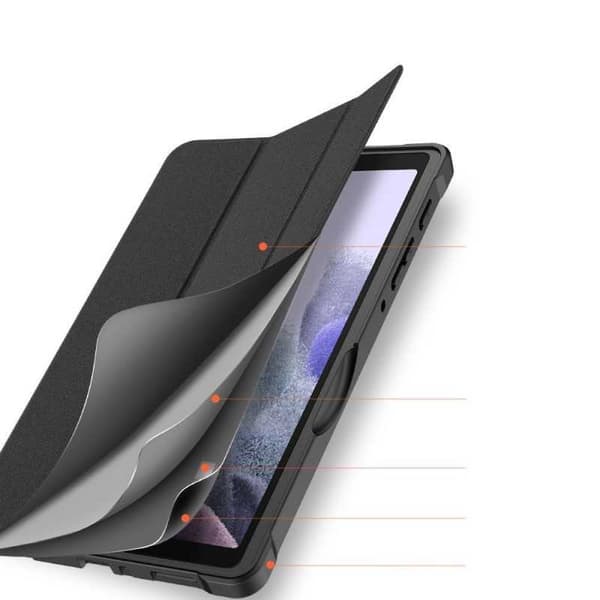 Samsung Tab A7 Lite 8.7 T220 / T225 kotelo Dux Ducis Domo musta