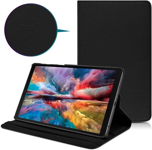 INF Etui / stativ til Samsung Galaxy Tab A7 Lite T220/T225, svart