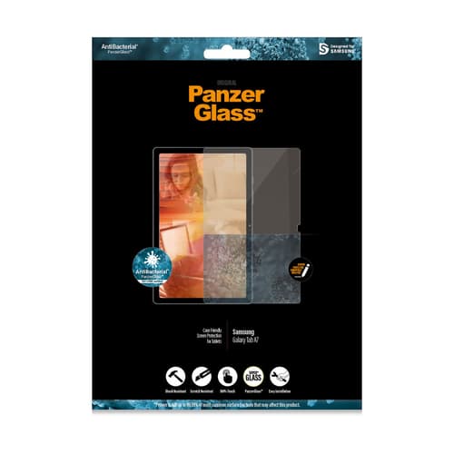 PanzerGlass 7244, Kirkas näytönsuoja, Karkaistu lasi, Polyeteenitereftalaatti,