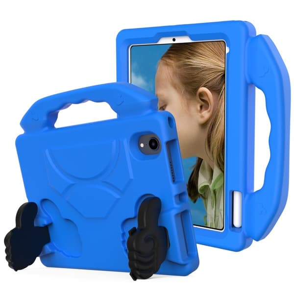 iPad Mini 6 2021 / Mini A17 Pro 2024 EVA Skal med stativ - Blå