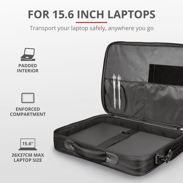 Atlanta Laptop Deksel 15,6" Miljøvennlig svart