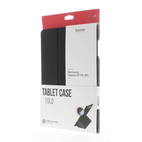 Nettbrettetui Svart Galaxy Tab S7 FE/S7+ 12.4"