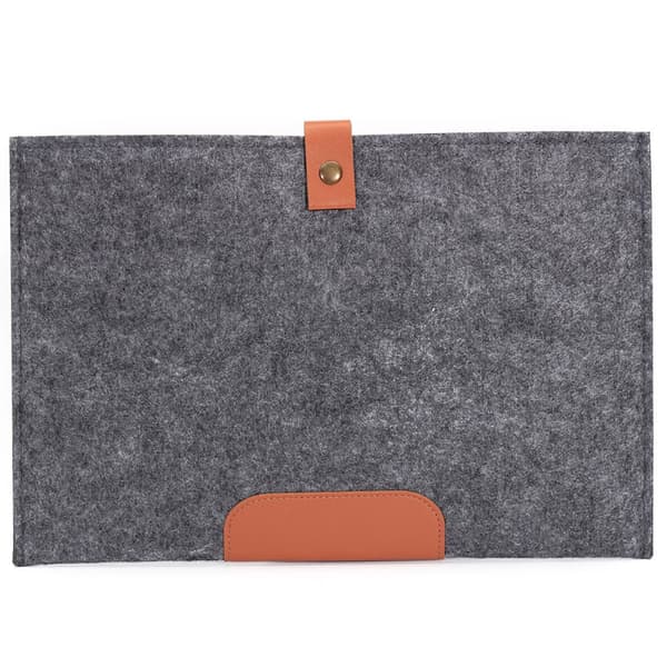 Wool Filt Laptop Notebook Sleeve Bag Cover Case För 12'' MacBook HP Dell lenovo