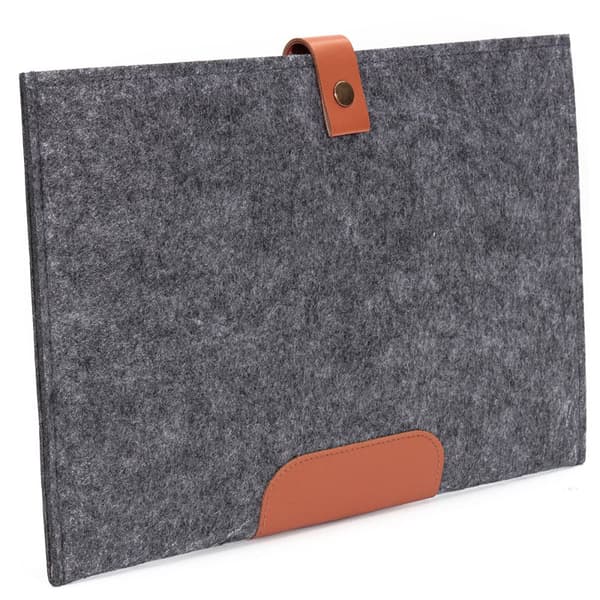 Wool Filt Laptop Notebook Sleeve Bag Cover Case För 12'' MacBook HP Dell lenovo