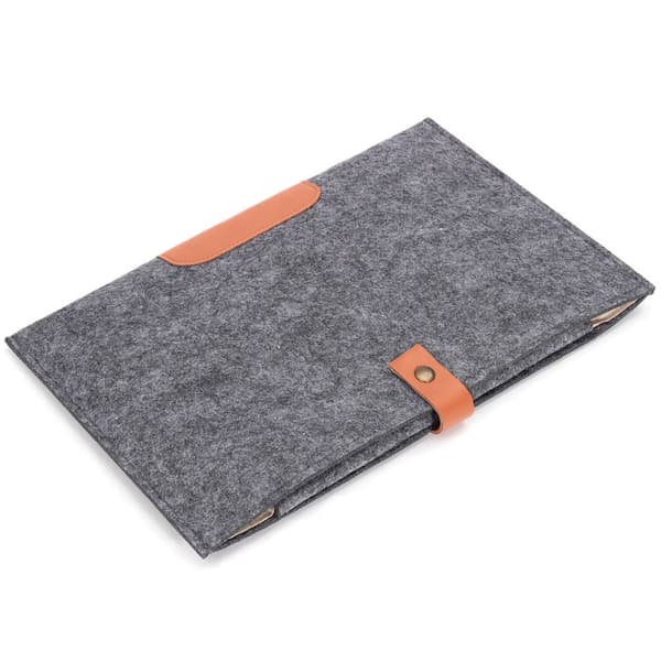 Wool Filt Laptop Notebook Sleeve Bag Cover Case För 12'' MacBook HP Dell lenovo