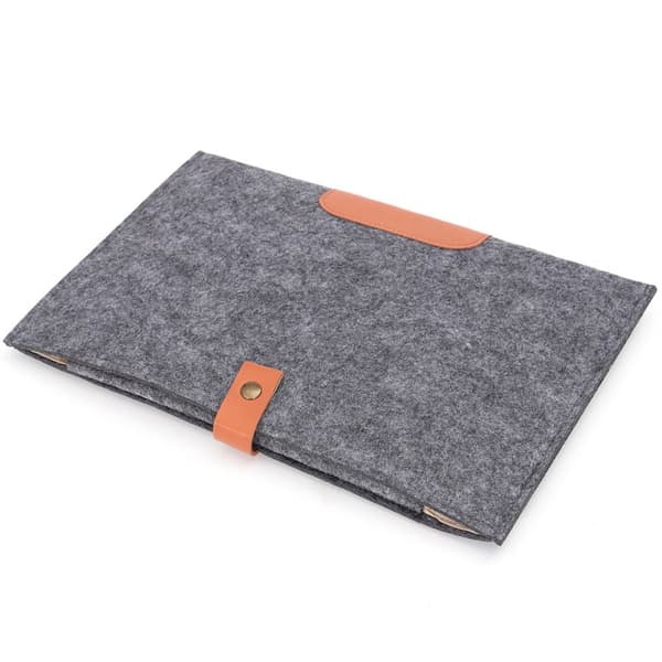 Wool Filt Laptop Notebook Sleeve Bag Cover Case För 12'' MacBook HP Dell lenovo