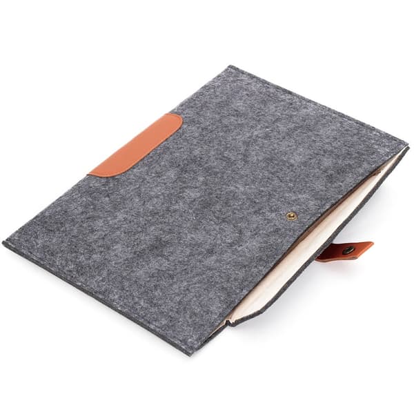 Wool Filt Laptop Notebook Sleeve Bag Cover Case För 12'' MacBook HP Dell lenovo