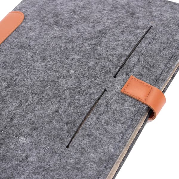 Wool Filt Laptop Notebook Sleeve Bag Cover Case För 12'' MacBook HP Dell lenovo