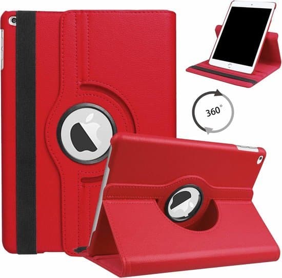 iPad 10.2 (2019 / 2020 / 2021) etui 360-graders flipcover - Rød
