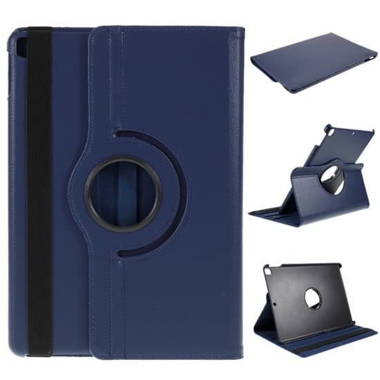 iPad 10.2 (2019/2020/2021) fodral 360 tiehöylät flip-fodral - Mörkblå