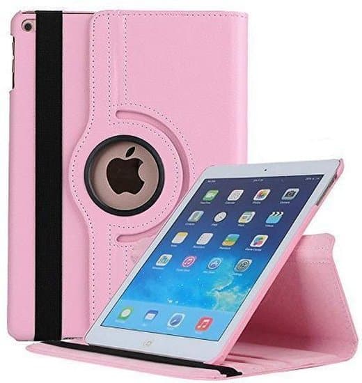 iPad 10.2 (2019/2020/2021) etui 360 graders flipcover - Pink