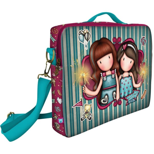 Laptop Case Gorjuss Fireworks 14,1'' Rødbrun (37.5 x 29.5 x 6 cm)