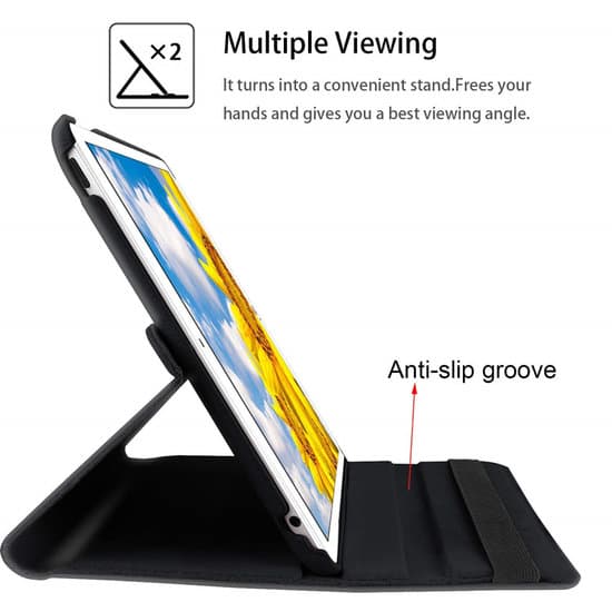 iPad 10.2 (2019/2020/2021) Fodral 360 Degree Flip Cover - Svart