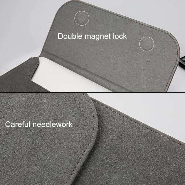13,3" Laptopveske / Dataveske / Macbook - Lær - Velg farge