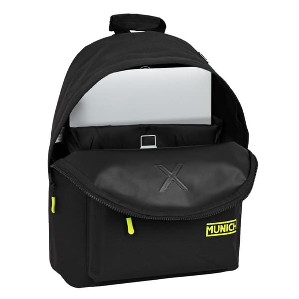 Laptop rygsæk Munich munich basicos 31 x 41 x 16 cm Sort