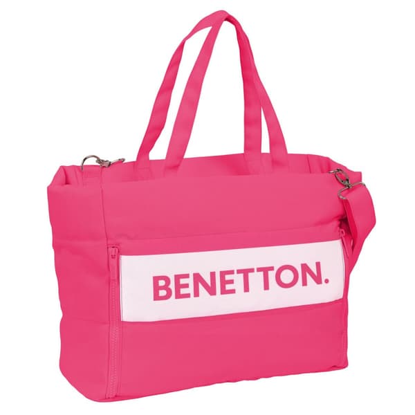 Etui for Bærbar Datamaskin Benetton Raspberry Fuksia (54 x 31 x 17 cm)
