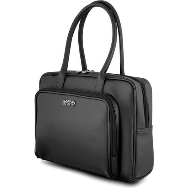 Urban Factory 14'' datorväska - Oljad nylon - Specifik förvaring - Svart