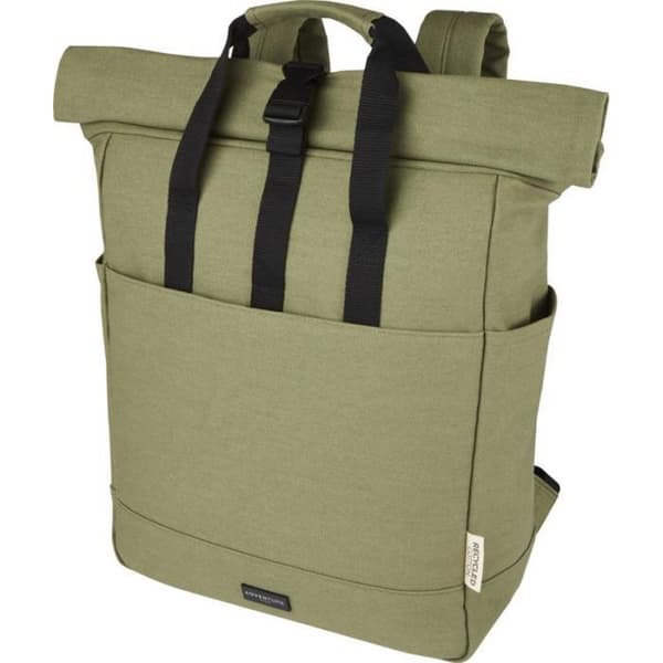 Joey Roll Top Canvas 15L ryggsäck för bärbar dator