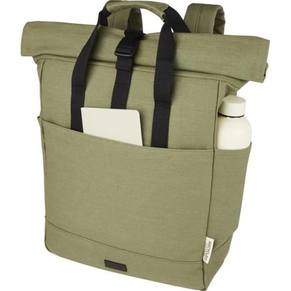 Joey Roll Top Canvas 15L ryggsäck för bärbar dator