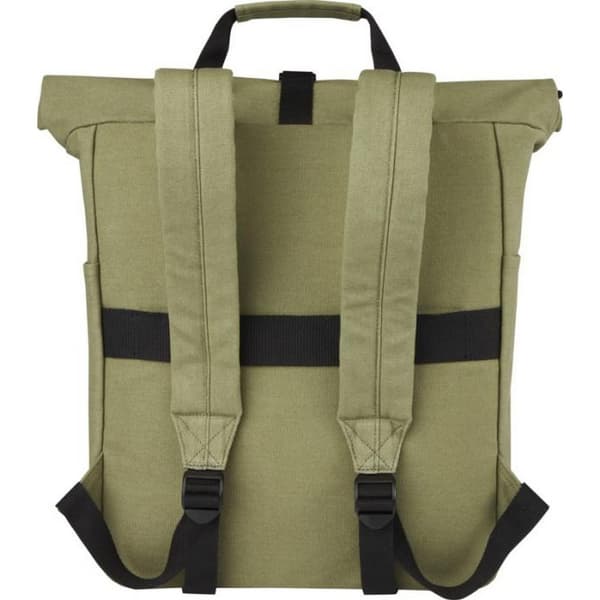 Joey Roll Top Canvas 15L ryggsäck för bärbar dator