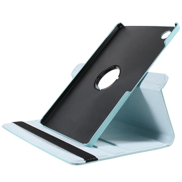 SKALO Samsung Tab A8 10.5 (2021/2022) 360 Litchi Flip Cover - Turkis