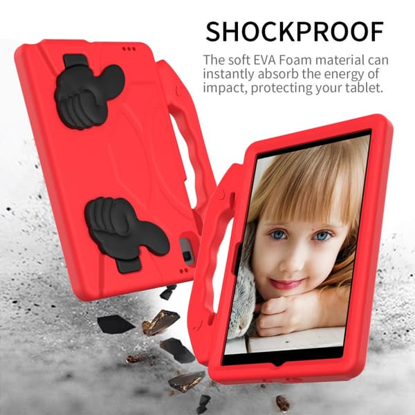 SKALO Samsung Tab A8 10.5 (2021/2022) Thumb Up Børneskal - Rød