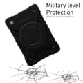 Pikkukuva 3 / 11: SKALO Samsung Tab A8 10.5 (2021/2022) Extra Shock Resistant Armor Rengas kuori olkahihnalla - Musta