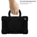 Pikkukuva 6 / 11: SKALO Samsung Tab A8 10.5 (2021/2022) Extra Shock Resistant Armor Rengas kuori olkahihnalla - Musta
