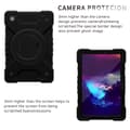 Pikkukuva 2 / 11: SKALO Samsung Tab A8 10.5 (2021/2022) Extra Shock Resistant Armor Rengas kuori olkahihnalla - Musta