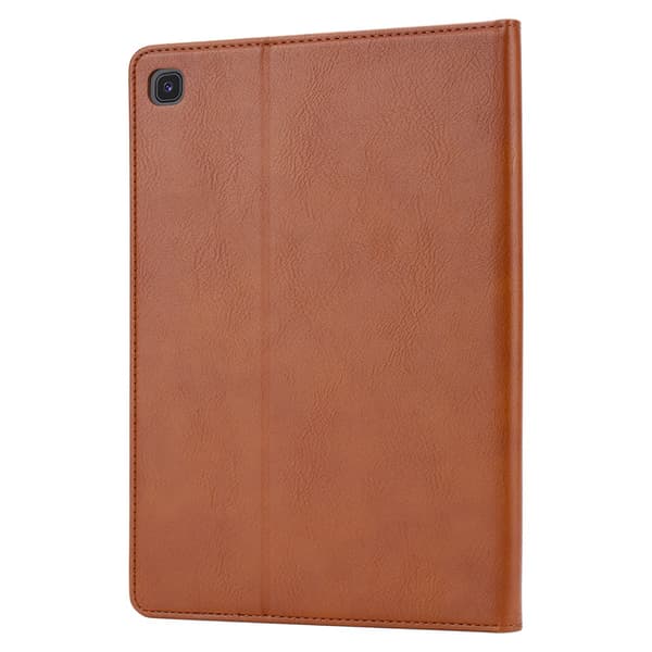 SKALO Samsung Tab A8 10.5 (2021/2022) PU-Läder Plånboksfodral - Brun