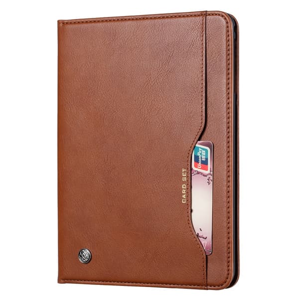 SKALO Samsung Tab A8 10.5 (2021/2022) PU-Läder Plånboksfodral - Brun