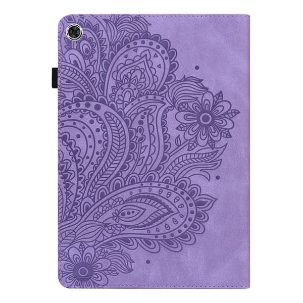 SKALO Samsung Tab A8 10.5 (2021/2022) Mandala Fodral - Lila