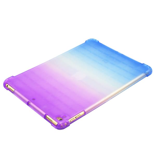 SKALO iPad 10.2 Gradient TPU Cover - Lilla-Blå