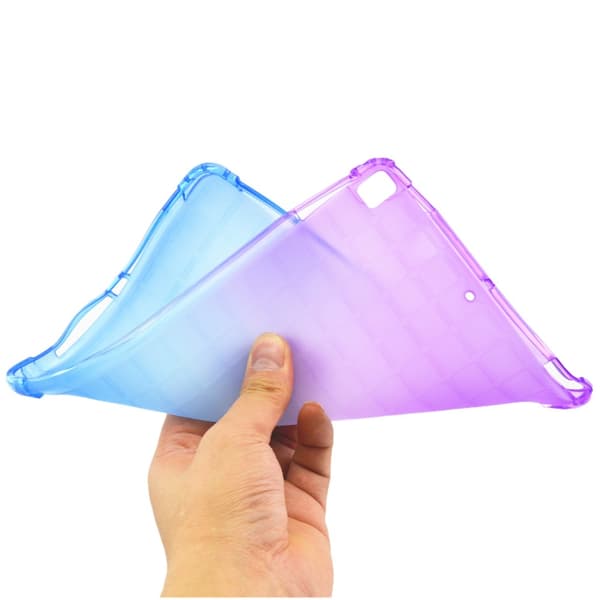 SKALO iPad 10.2 Gradient TPU Cover - Lilla-Blå