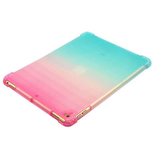 SKALO iPad 10.2 Gradient TPU Cover - Pink-Turkis