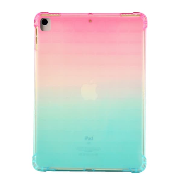 SKALO iPad 10.2 Gradient TPU Cover - Pink-Turkis