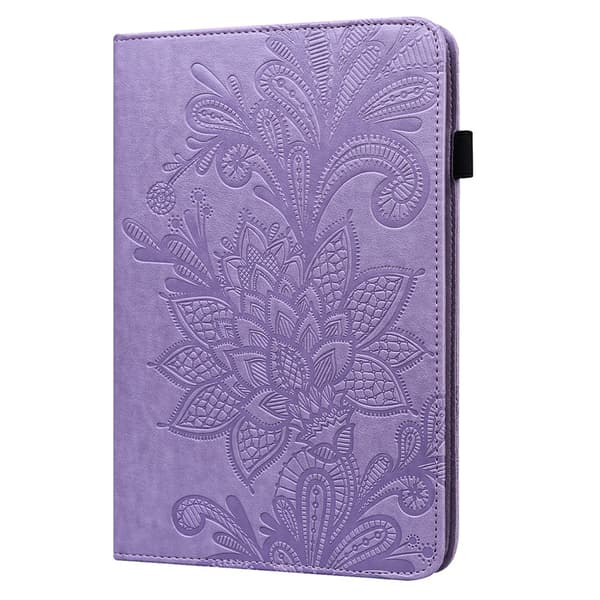 SKALO iPad 10.2 Mandala Flip Cover - Lilla