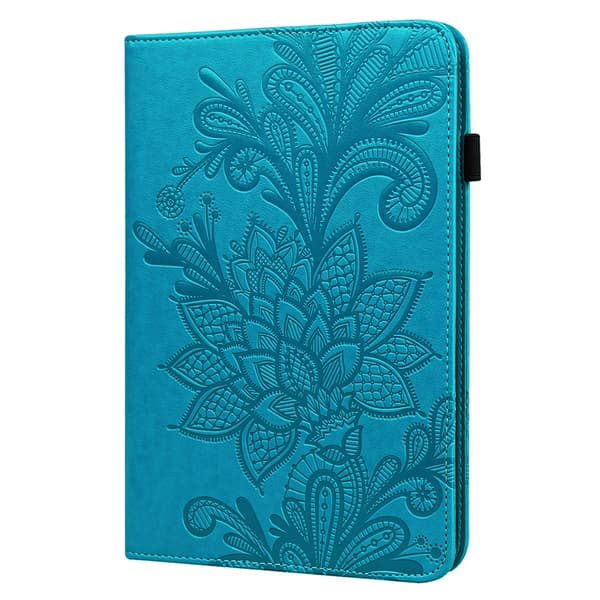 SKALO iPad 10.2 Mandala Flip Cover - Blå