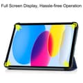 Miniatyrbillede 4 af 11: SKALO iPad 10.9 (2022) Trifold Flip Cover - Blå