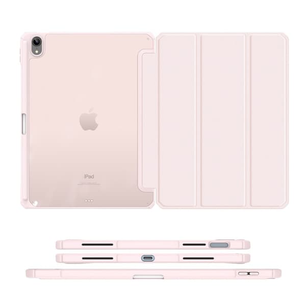 DUX DUCIS iPad 10.9 (2022) TOBY Series Trifold Flip Cover - Pink