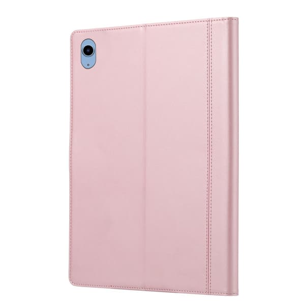 SKALO iPad 10.9 (2022) PU-læder pungetui med rum til penne - Pink